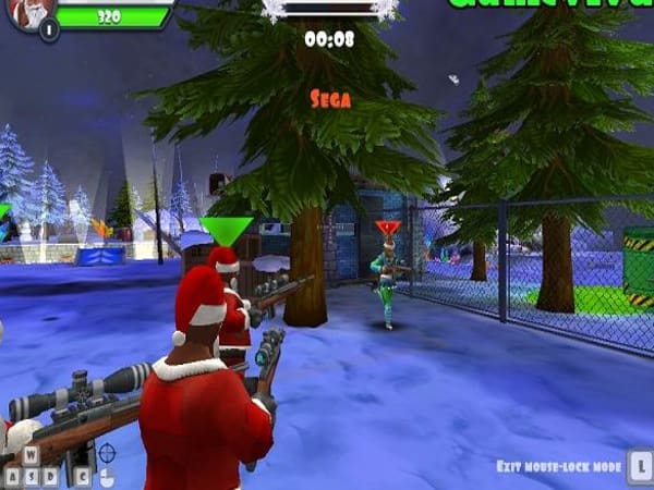 Hướng dẫn cách chơi game bắn súng ông già Noel đơn giản nhất