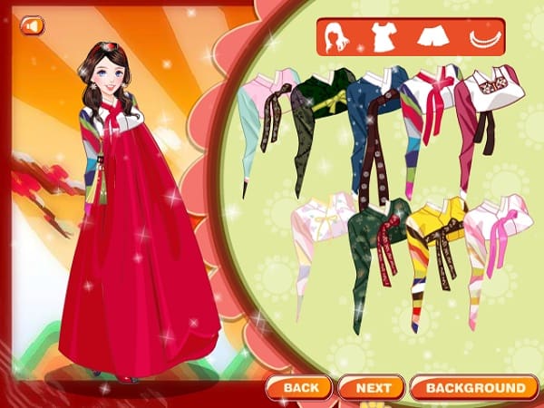 Hướng dẫn chơi game thời trang bạn gái hàn quốc