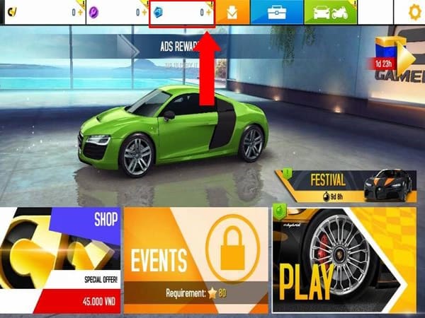 Mục đích của việc bán xe trong Asphalt 8