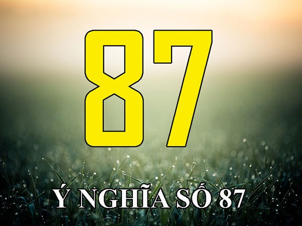 Tìm hiểu ý nghĩa số 87? Ứng dụng số 87 trong đời sống
